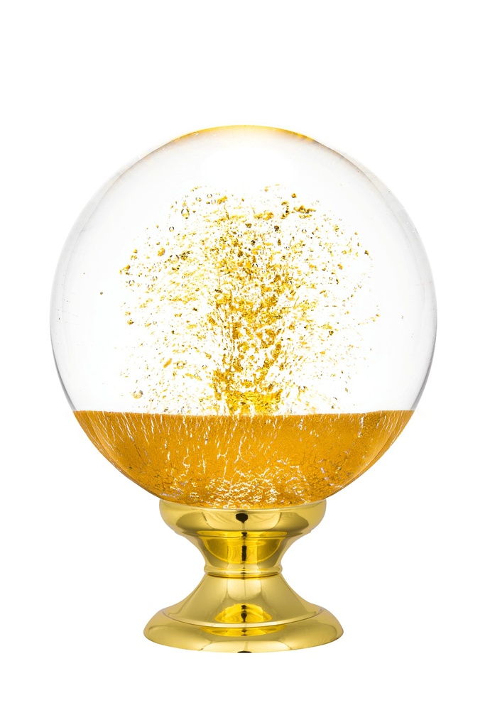 [65419ORO-42103124] Boule d'escalier collection Alberto - Or (Embase Classique, Laiton Poli)