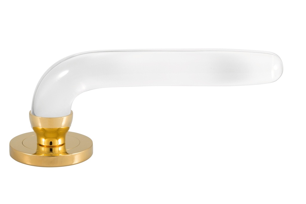 Poignée de porte collection Winglass - Incolore - Lisse 168 × 57 mm (Laiton Poli)